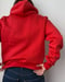Image of Sweat Capuche Soleil Rouge