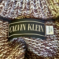 Image 18 of Calvin Klein Fox Fur Knit Cardigan Medium