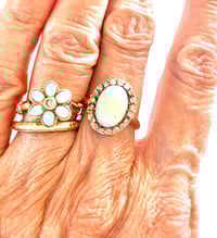 Image 3 of OPAL FLOWER RING