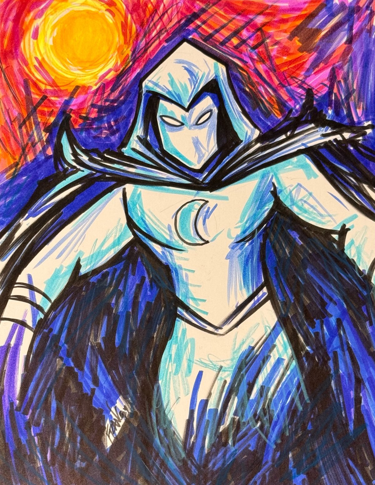 Image of Colorful Moon Knight 