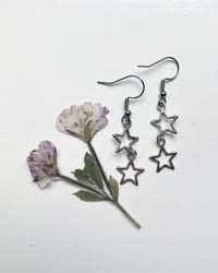 Image 1 of Silver Star Earrings