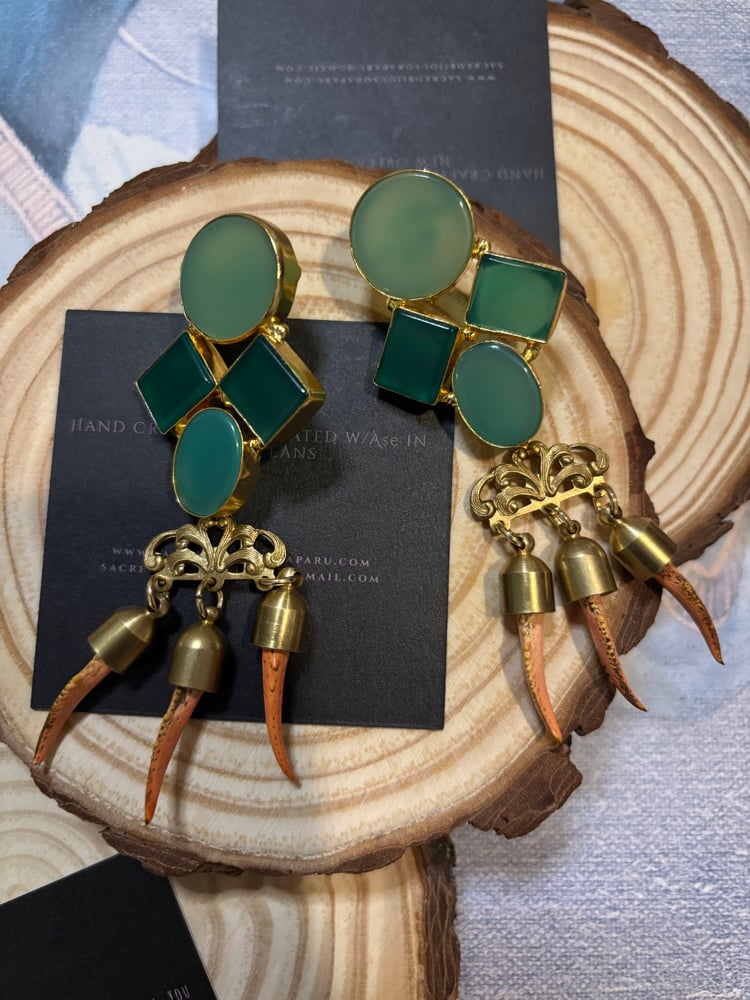 Image of Crawfish Claws Earrings “Chakchiuma”
