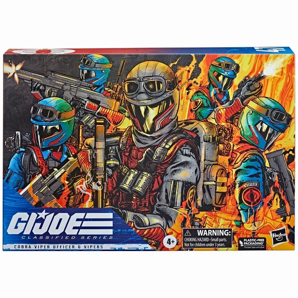 Image of G.I. Joe Classified Series Vipers and Officer Troop Builder Pack 6-Inch Action Figures