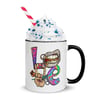 Love Hair Stylist WorkerMug with Color Inside