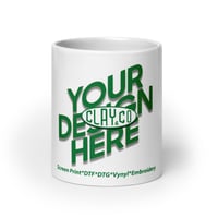 Image 1 of White glossy mug
