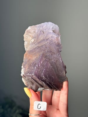 PURPLE CUBIC FLUORITE FROM -PAKISTAN- C