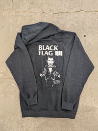 Image 3 of Black Flag puppet master hoodie ONE OFF size M