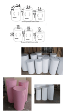 Image 2 of Rounded plinths $95 ea 