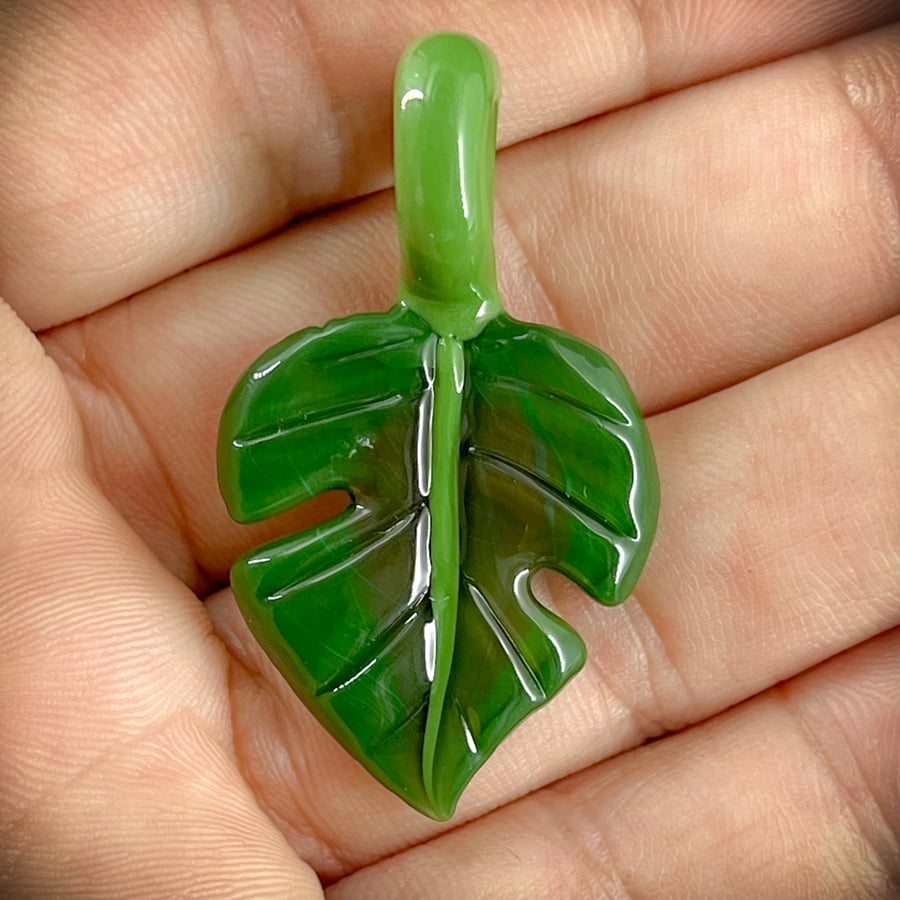 Image of Mini Monstera Leaf Pendant