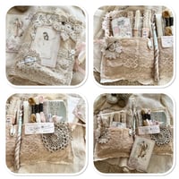 Image 2 of Vintage style Fabric book slow stitch kit
