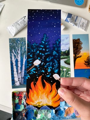 Campfire Bookmark *Print*