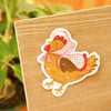 Fancy Chicken Vinyl Stickers
