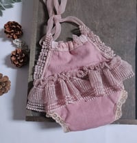 Image 3 of Newborn body-dress - Carlie - dusty pink | photo props