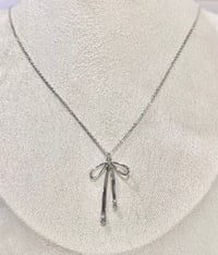 Image 3 of “Sleepy” Bow Necklace