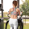 BOSSFITTED Flower Print Padded Sports Bra