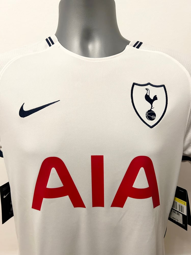 Image of NEW Tottenham Hotspur “DELE 20” 2017/18 Home Shirt + PL patches (S)