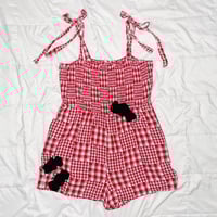 Image 1 of picnic ants romper