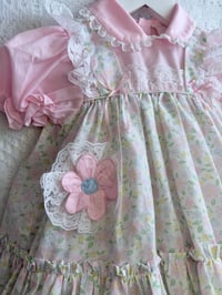 Image 1 of Pink ditsy 12-18m