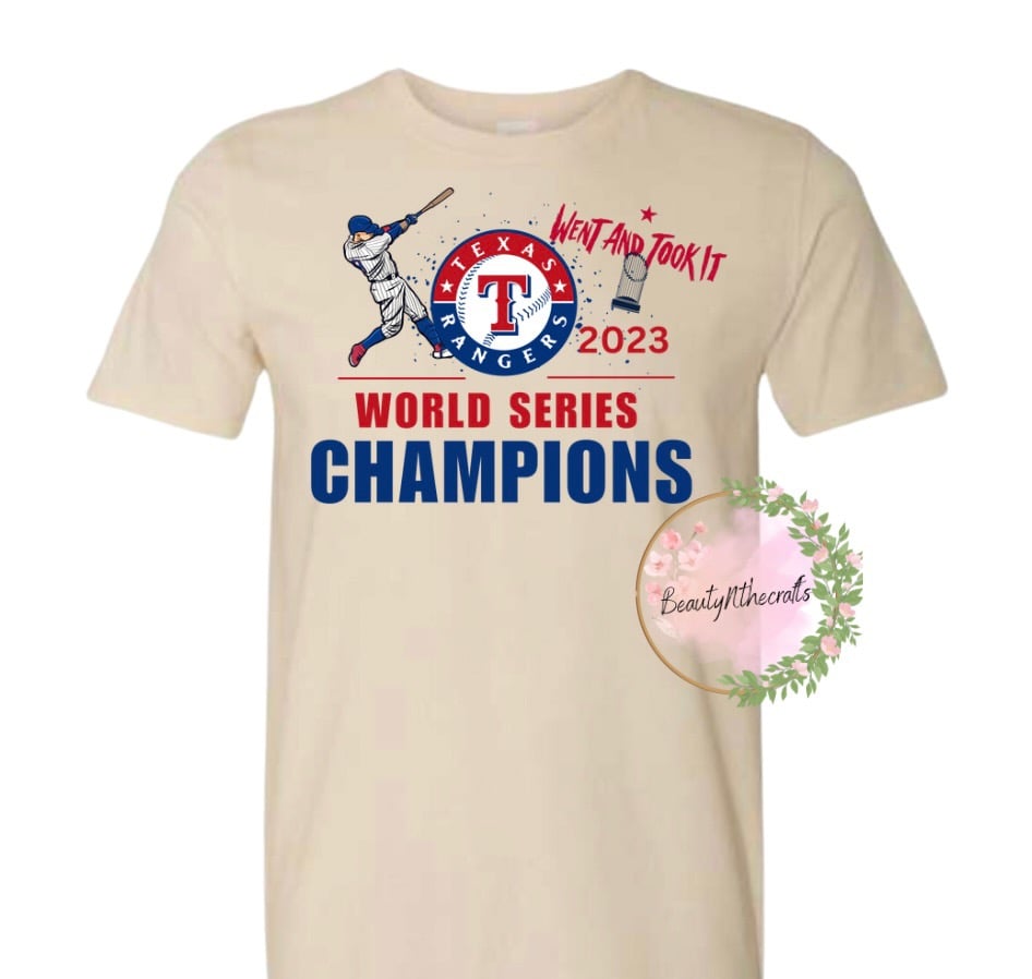 Image of Texas Rangers World Series Champions T-shirt