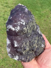 Image 6 of Purple Botryoidal Fluorite With Pyrite Specimen #1468