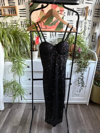Image 1 of Black sequins dress