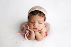 Image of Rainbow Heirloom Bonnet