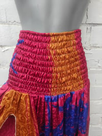 Image 2 of Zara Split Skirt- Red and Blue flashes