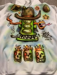 Image 3 of 1/1 Airbrush Hoodie on a XL Hoodie