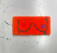 Image 1 of Orange right boobie mastectomy mini itty 