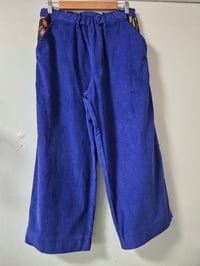 Kylie Jane Pocket Pants-cornflower corduroy 