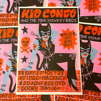 Image 1 of KID CONGO A3 RISOGRAPH PRINT