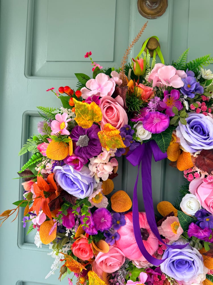 Image of 55cm Purple and Pink Pumpkin 