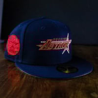 Image 1 of New Era 59Fifty “Labeled Blue 2.0” by Gate Crasher 