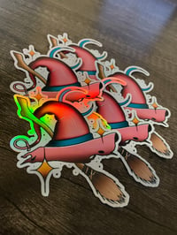 Bewitched sticker (holographic)