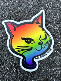 Image 2 of Cat stickers (Nostalgia kitty, baby)