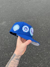 Image 4 of  TRI TONE ROYAL CHICAGO CUBS CUSTOM FITTED CAP