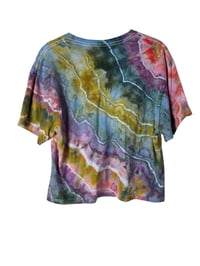Image 5 of L Crop Tee in Appalachian Sunset Geode Ice Dye