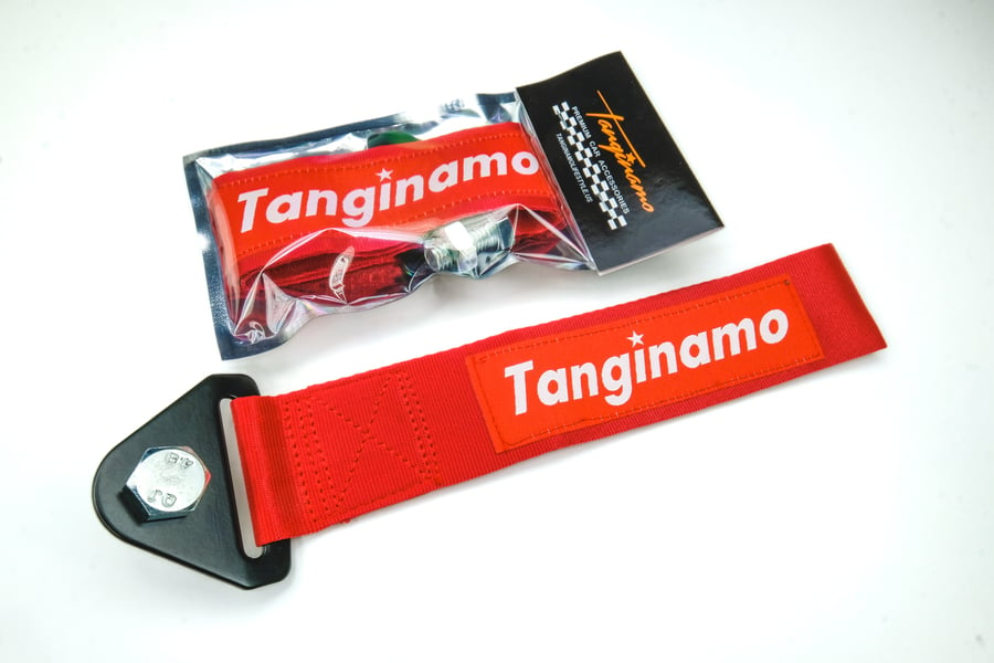 Image of TANGINAMO BOX LOGO TOW STRAPS