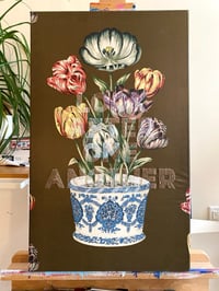 Image 5 of Original Secret Word Embroidery Artwork - “LOOK AFTER ONE ANOTHER” (Bouquet)