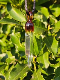 Image 1 of Amber Crystal Pendant 