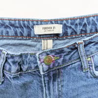 Image 3 of Women’s Forever 21 Classic Medium Washed Distressed Skinny Jeans