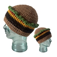Image 2 of Burger Fitted Beanie