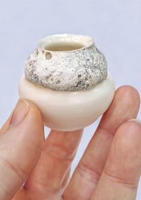 Image 3 of Mini White Lava Vase