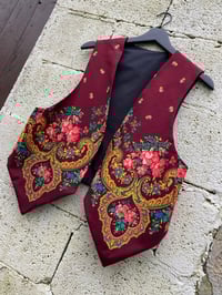 Image 1 of Chaleco feito a man. FOLIADA GRANATE. Feito por encarga!