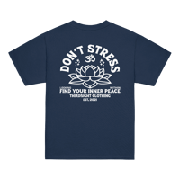 Image 4 of Don't Stress White Print Kids Tee 