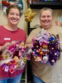 Image 4 of February 8th Adult Valentines Wreath Making Class   