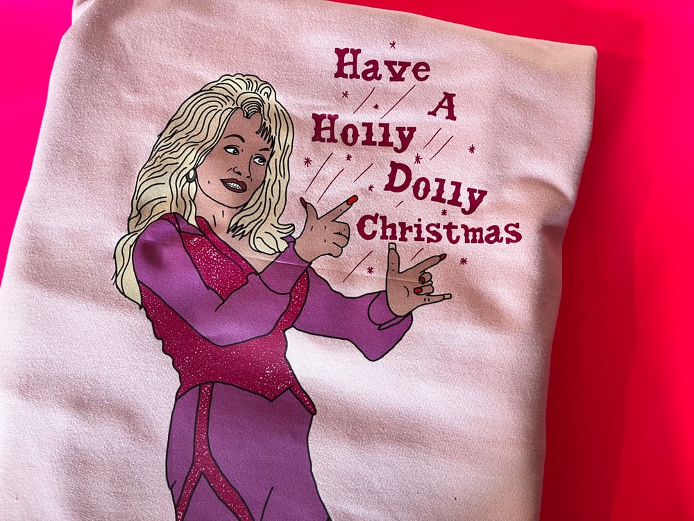 Image of Holly dolly jumper/tee finger guns 