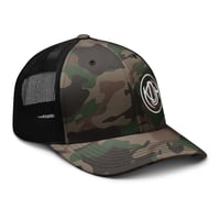 Image 4 of KDH Circle Logo Camouflage trucker hat