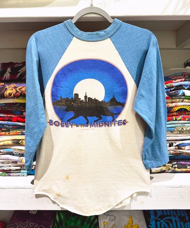 Bobby & The Midnites 1982 Tour Raglan Shirt - Size M/SM