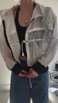 Image 3 of White Parachute Jacket